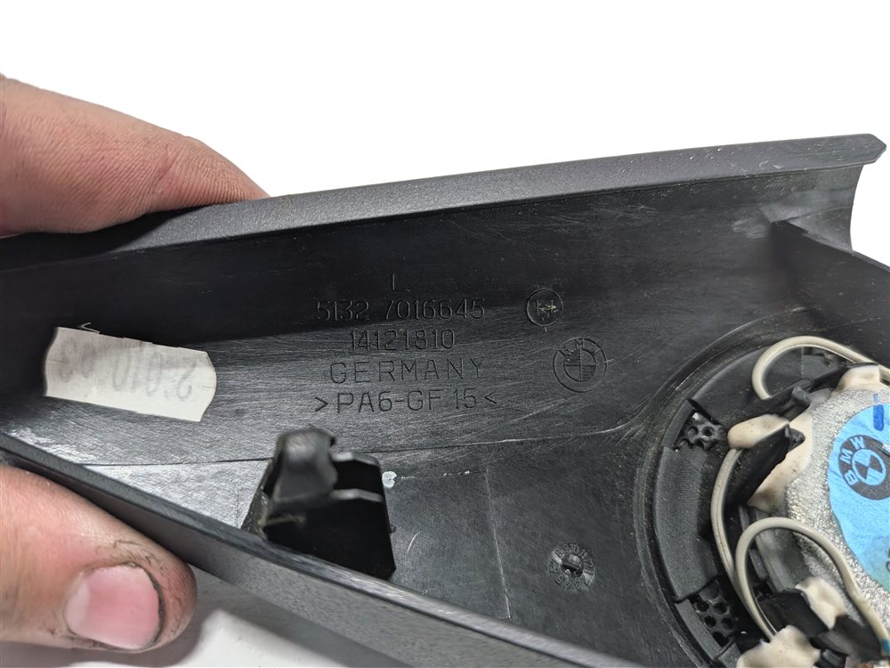 Thumbnail 8: 2006 BMW Z4 (E85/E86) L/R DOOR MIRROR TRIANGLE HIFI TWEETER SET/2 (Black)
