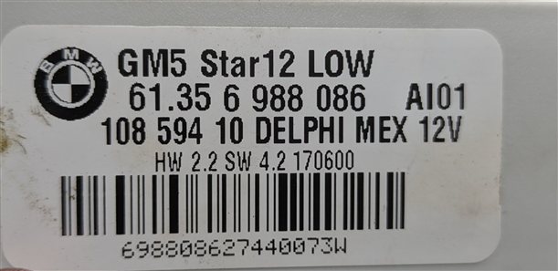 Thumbnail 7: 2006-2008 BMW Z4 (E85) GM5 GMIV BODY CONTROL MODULE COMPUTER (BCM)