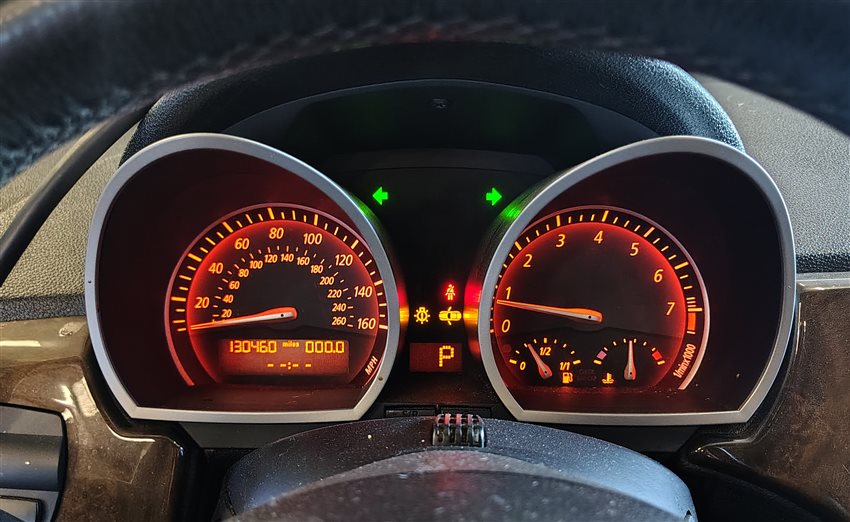 Thumbnail 2: 2006-2008 BMW Z4 (E85) 3.0L SPEEDOMETER INSTRUMENT GAUGE CLUSTER MPH USA (130k)
