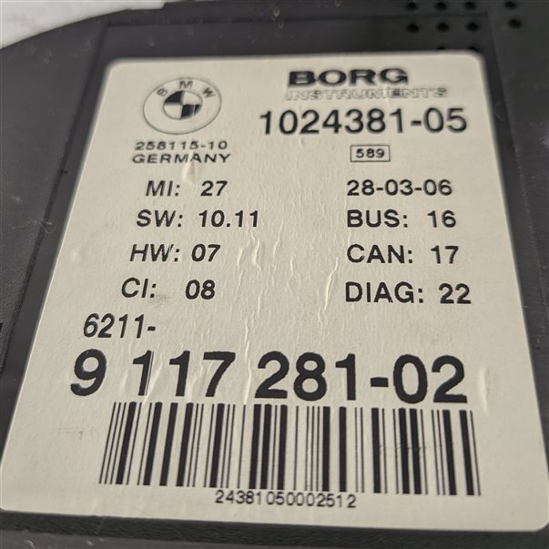 Thumbnail 7: 2006-2008 BMW Z4 (E85) 3.0L SPEEDOMETER INSTRUMENT GAUGE CLUSTER MPH USA (130k)