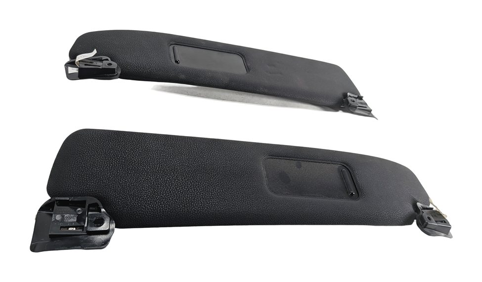 2003-2008 BMW Z4 (E85) FRONT LEFT & RIGHT SUN VISOR SUNVISOR SET (Black)
