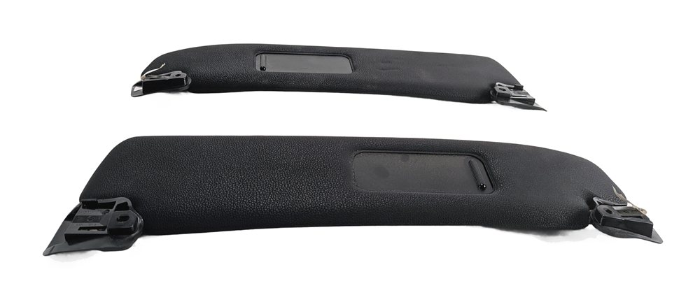 Thumbnail 2: 2003-2008 BMW Z4 (E85) FRONT LEFT & RIGHT SUN VISOR SUNVISOR SET (Black)