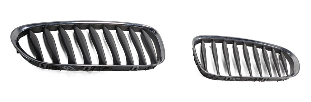 2003-2008 BMW Z4 (E85) FRONT LEFT & RIGHT CHROME HOOD VENT GRILLE SET (2)
