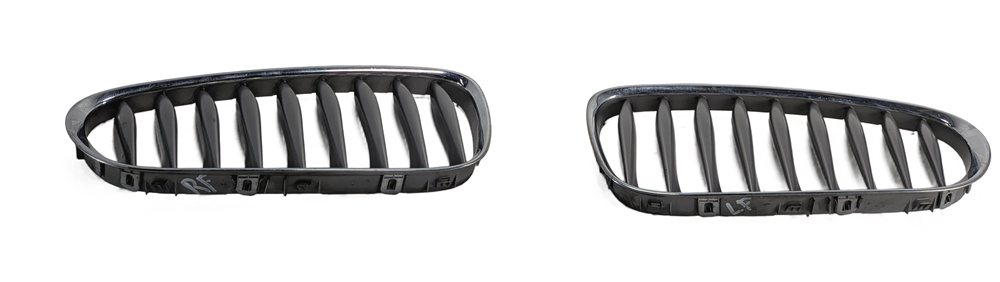 Thumbnail 2: 2003-2008 BMW Z4 (E85) FRONT LEFT & RIGHT CHROME HOOD VENT GRILLE SET (2)