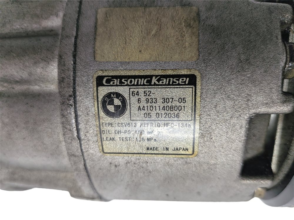 Thumbnail 4: 2006-2008 BMW Z4 (E85) 3.0L ENGINE A/C AIR CONDITIONING COMPRESSOR PUMP