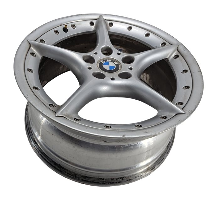 Thumbnail 3: 2003-2008 BMW Z4 (E85) 18x8 FRONT 5-SPOKE ALUMINUM ALLOY WHEEL RIM (2 PIECE)