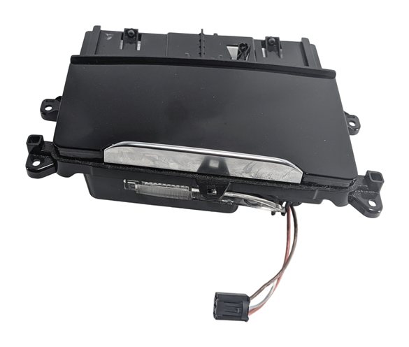 Thumbnail 3: 2017 AUDI Q7 (4M) FRONT CENTER CONSOLE ASHTRAY CUBBY w/ 12V POWER OUTLET SOCKET