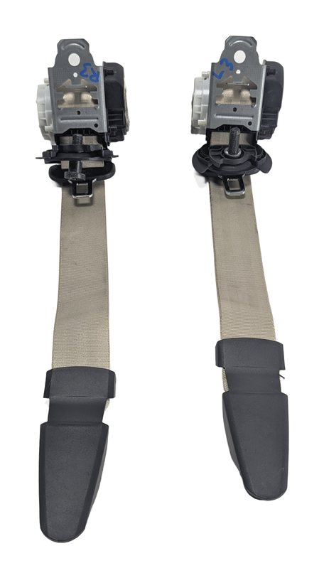 Thumbnail 3: 2017 AUDI Q7 (4M) REAR 3RD ROW LEFT/RIGHT SEAT SEATBELT RETRACTOR SET/2 (Beige)