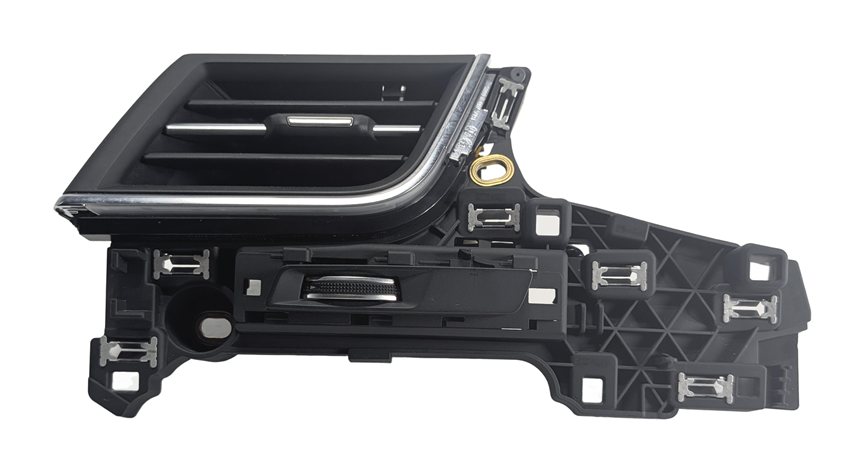 Thumbnail 2: 2017 AUDI Q7 (4M) FRONT LEFT DRIVER DASH HEAT AIR AC VENT w/TRIM PANEL (Black)