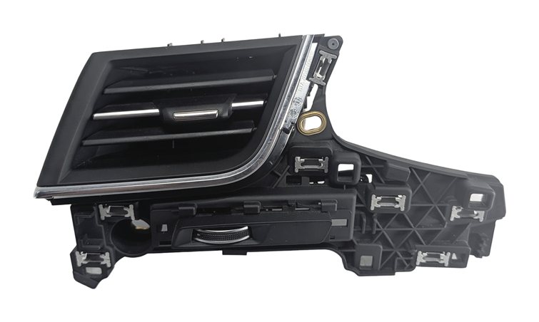 Thumbnail 3: 2017 AUDI Q7 (4M) FRONT LEFT DRIVER DASH HEAT AIR AC VENT w/TRIM PANEL (Black)