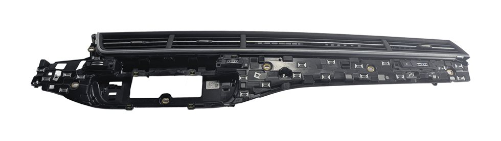Thumbnail 3: 2017 AUDI Q7 (4M) FRONT CENTER PASSENGER DASH AIR AC VENT TRIM PANEL (Black)