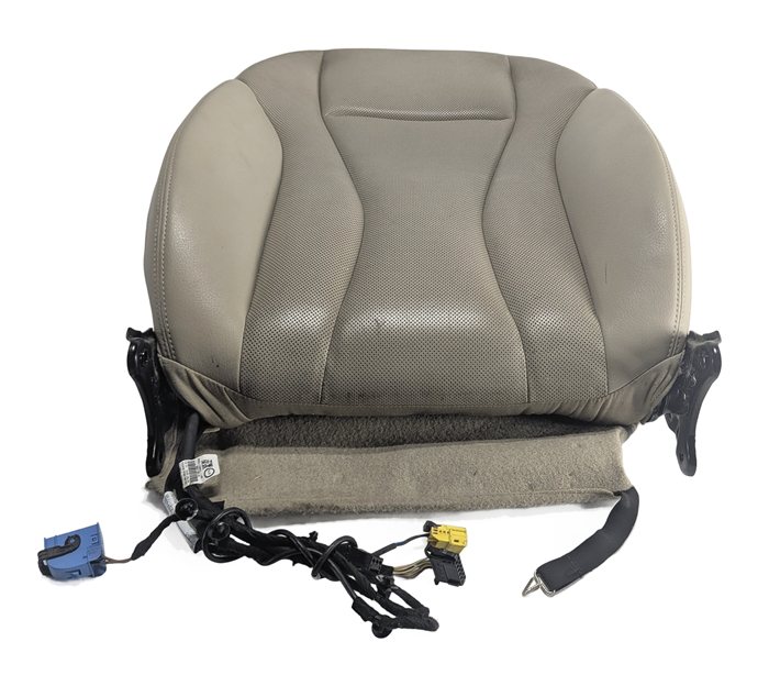 Thumbnail 3: 2017 AUDI Q7 (4M) FRONT RIGHT PASSENGER SEAT BACK CUSHION HEATED VENT (Beige)