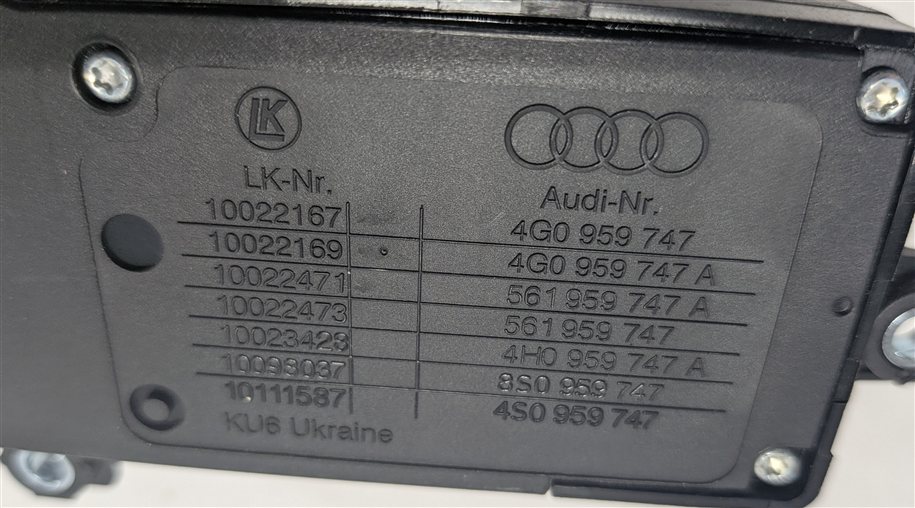 Thumbnail 6: 2017 AUDI Q7 (4M) FRONT LEFT DRIVER POWER SEAT ADJUSTMENT CONTROL SWITCH