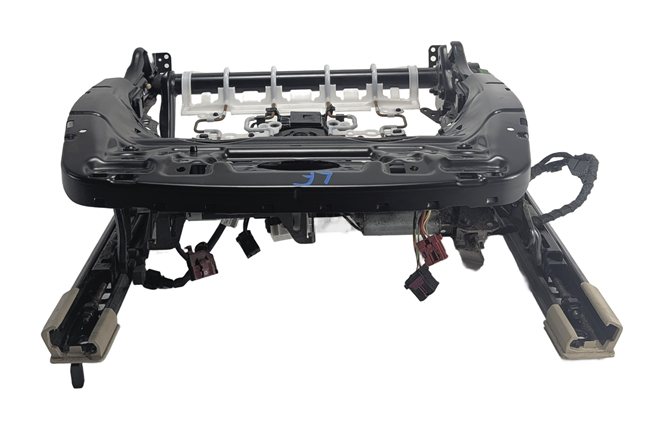 Thumbnail 2: 2017-2020 AUDI Q7 (4M) FRONT LEFT DRIVER MEMORY VENTED SEAT TRACK w/ MOTORS