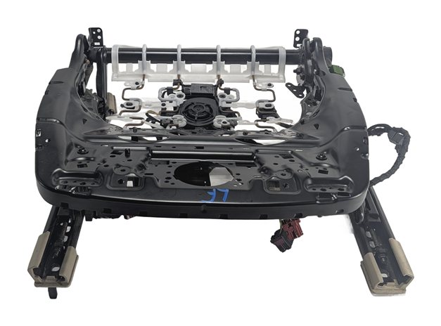 Thumbnail 3: 2017-2020 AUDI Q7 (4M) FRONT LEFT DRIVER MEMORY VENTED SEAT TRACK w/ MOTORS