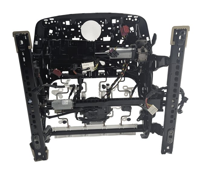 Thumbnail 4: 2017-2020 AUDI Q7 (4M) FRONT LEFT DRIVER MEMORY VENTED SEAT TRACK w/ MOTORS