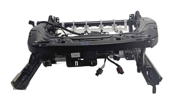 Thumbnail 2: 2017-2020 AUDI Q7 (4M) FRONT RIGHT PASSENGER MEMORY VENTED SEAT TRACK w/ MOTORS