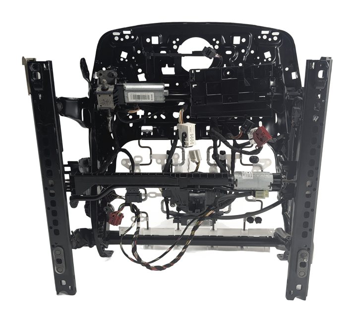 Thumbnail 4: 2017-2020 AUDI Q7 (4M) FRONT RIGHT PASSENGER MEMORY VENTED SEAT TRACK w/ MOTORS