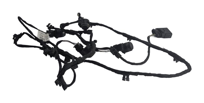 Thumbnail 2: 2017 AUDI Q7 (4M) FRONT PARK ASSIST PDC SENSORS w/ BUMPER WIRE HARNESS (White)