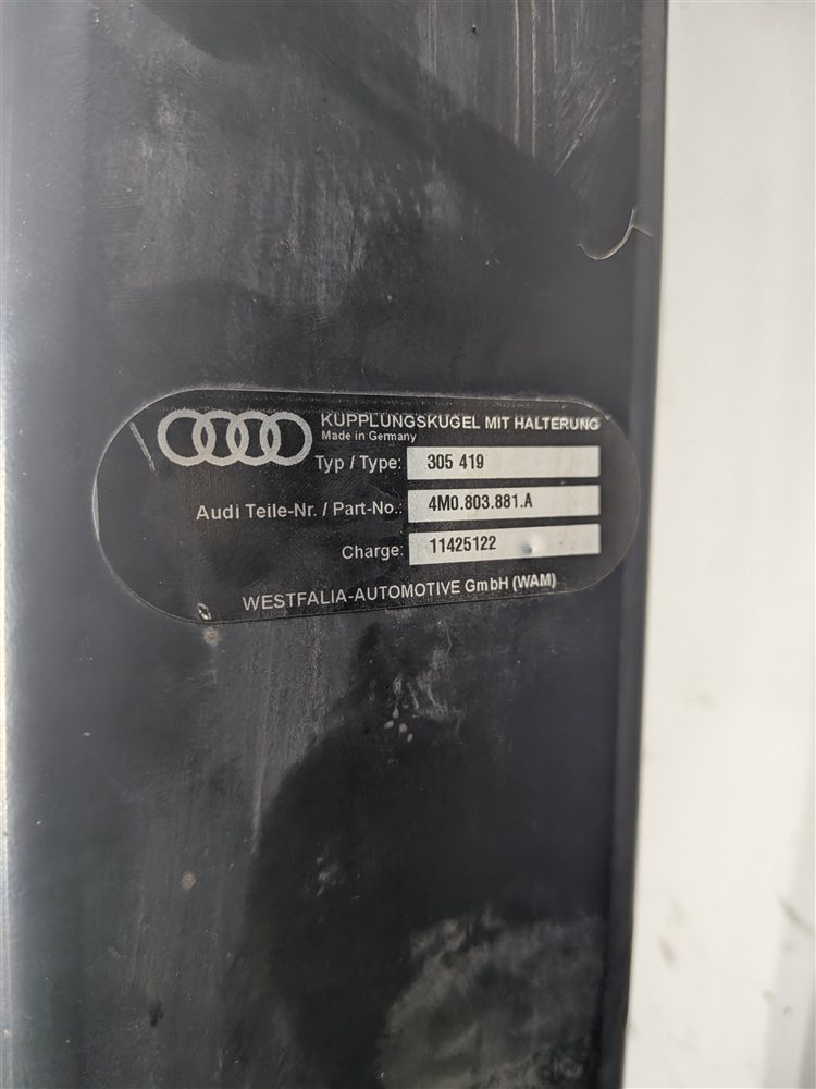 Thumbnail 8: 2017 AUDI Q7 (4M) TRAILER HITCH TOW RECEIVER w/7-WAY CONNECTOR