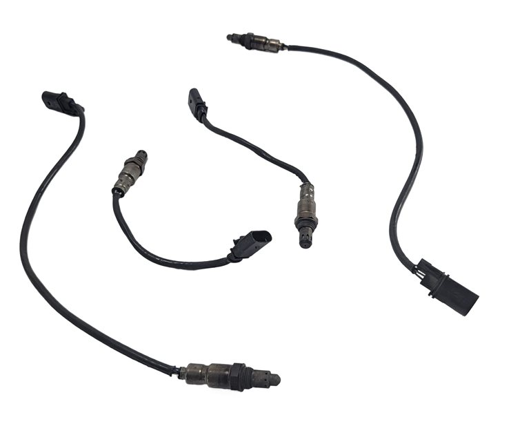 2017 AUDI Q7 (4M) 3.0L (CREC) ENGINE OXYGEN O2 LAMBDA SENSOR SET/4