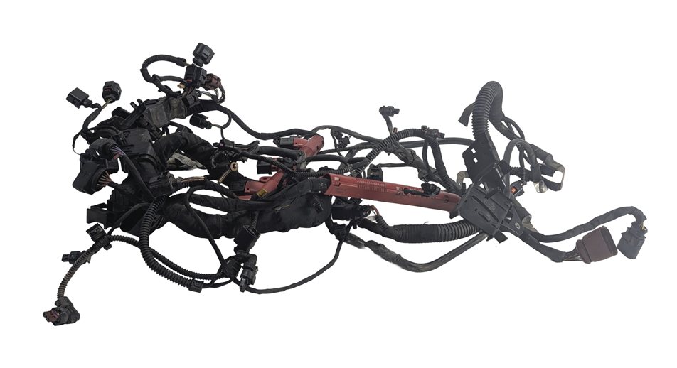 Thumbnail 2: 2017 AUDI Q7 (4M) 3.0L (CREC) ENGINE MOTOR WIRE WIRING HARNESS LOOM