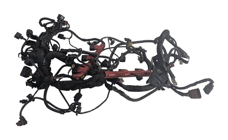 Thumbnail 3: 2017 AUDI Q7 (4M) 3.0L (CREC) ENGINE MOTOR WIRE WIRING HARNESS LOOM