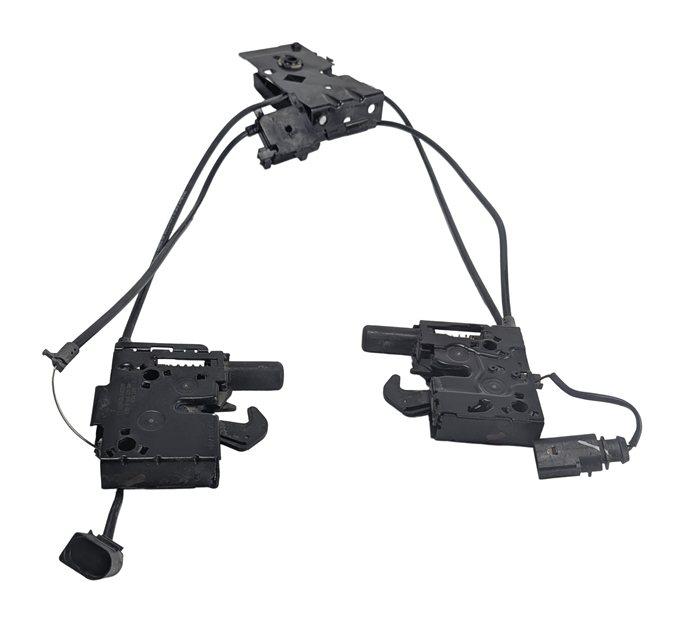 Thumbnail 2: 2017 AUDI Q7 (4M) FRONT HOOD LID LOCK LATCH CABLE SET/2