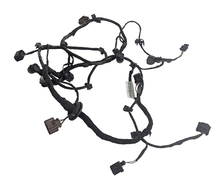 Thumbnail 4: 2017 AUDI Q7 (4M) REAR PARK ASSIST PDC SENSORS w/ BUMPER WIRE HARNESS (White)