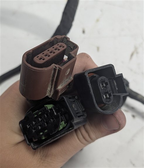 Thumbnail 7: 2017 AUDI Q7 (4M) REAR PARK ASSIST PDC SENSORS w/ BUMPER WIRE HARNESS (White)