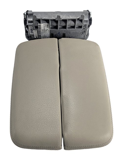 Thumbnail 3: 2017-2019 AUDI Q7 (4M) FRONT CENTER CONSOLE ARMREST LID LEATHERETTE (Beige)