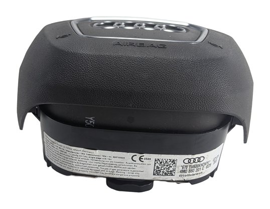 Thumbnail 2: 2017-2019 AUDI Q7 (4M) FRONT LEFT DRIVER STEERING WHEEL AIRBAG AIR BAG (Brown)