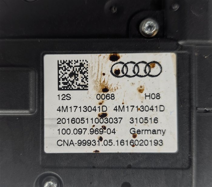 Thumbnail 6: 2017-2019 AUDI Q7 (4M) TRANSMISSION GEAR SHIFTER ASSEMBLY (BLACK LEATHER FINISH)