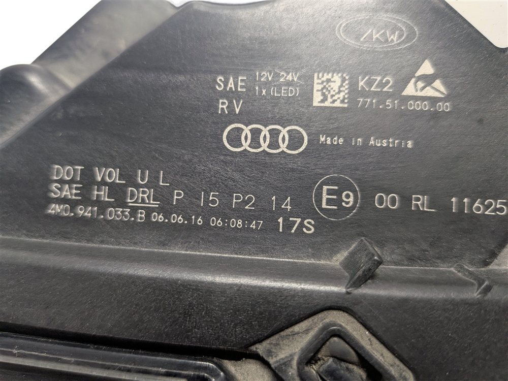 Thumbnail 15: 17-19 AUDI Q7 (4M) LEFT FRONT DRIVER DYNAMIC LED HEADLIGHT LIGHT LAMP (8Q3)