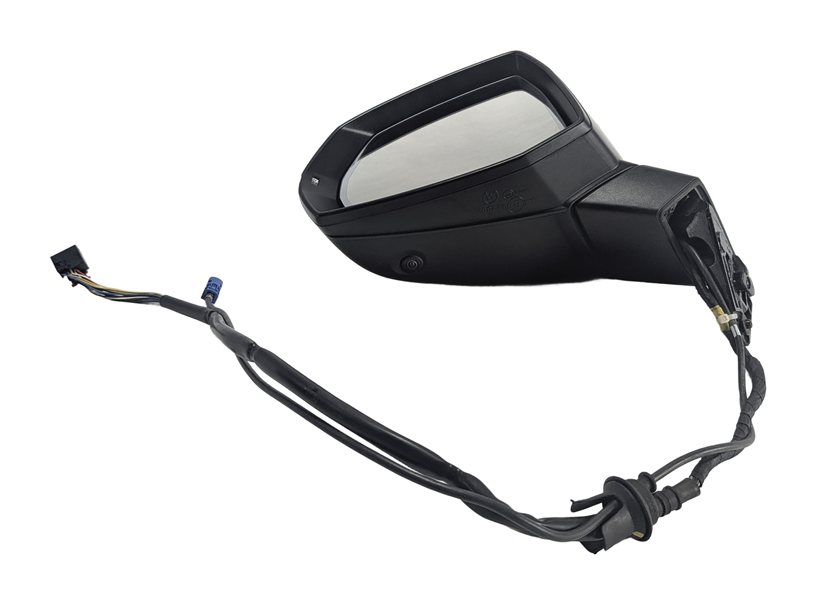 Thumbnail 5: 17-19 AUDI Q7 4M LEFT PFOLD BLIND SPOT MEMORY CAMERA HEATED DOOR MIRROR (White)