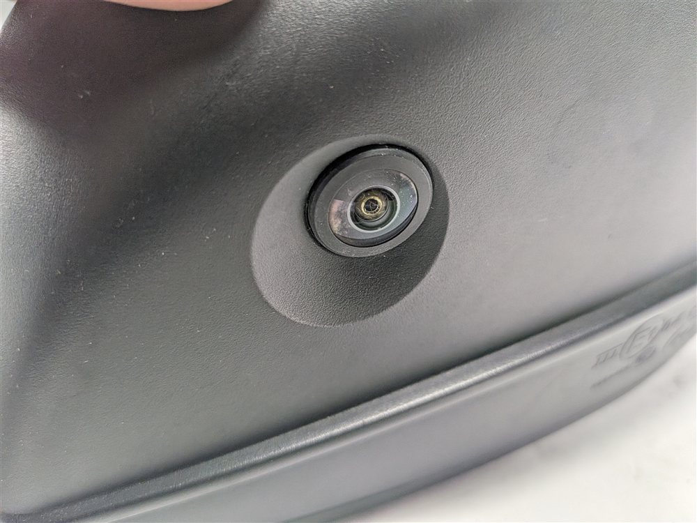 Thumbnail 7: 17-19 AUDI Q7 4M RIGHT PASSENGER P-FOLD BLIND SPOT CAMERA DOOR MIRROR (White)