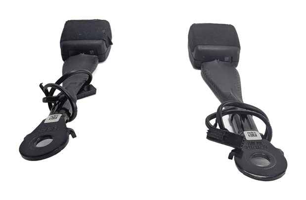 Thumbnail 2: 17-19 AUDI A4 Q7 (B9 8W 4M) FRONT LEFT & RIGHT SEATBELT BUCKLE RECEIVER SET/2