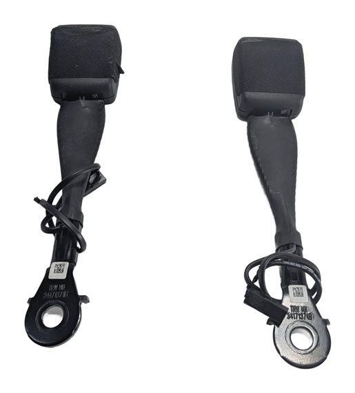 Thumbnail 3: 17-19 AUDI A4 Q7 (B9 8W 4M) FRONT LEFT & RIGHT SEATBELT BUCKLE RECEIVER SET/2