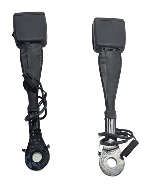 Thumbnail 4: 17-19 AUDI A4 Q7 (B9 8W 4M) FRONT LEFT & RIGHT SEATBELT BUCKLE RECEIVER SET/2