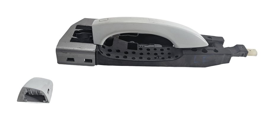 Thumbnail 2: 17-20 AUDI Q7 (4M) FRONT LEFT DRIVER KEYLESS EXTERIOR DOOR HANDLE (White)