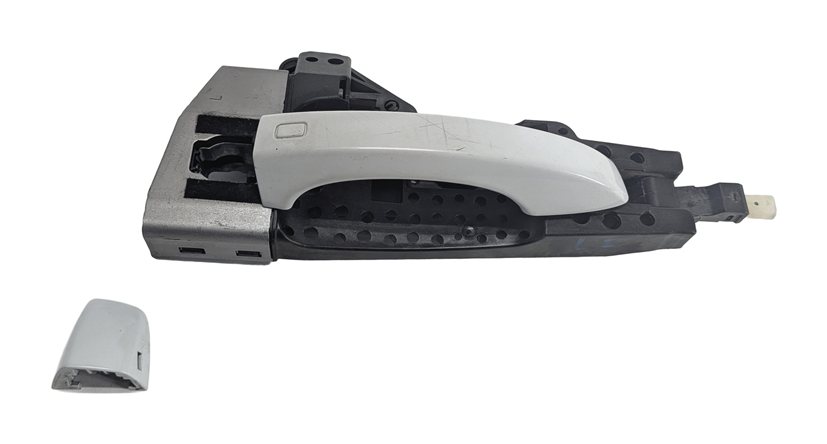 Thumbnail 3: 17-20 AUDI Q7 (4M) FRONT LEFT DRIVER KEYLESS EXTERIOR DOOR HANDLE (White)