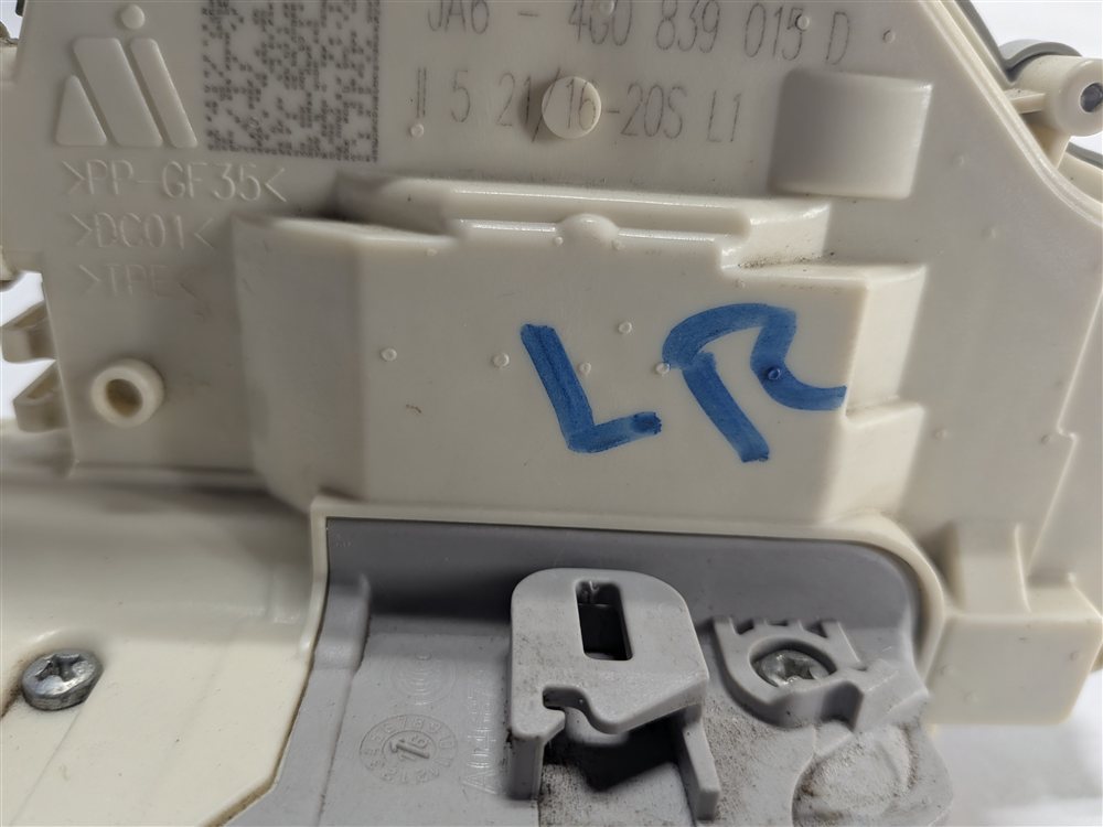 Thumbnail 7: 16-20 AUDI A6 S6 Q7 SQ7 REAR LEFT DOOR LOCK LATCH ACTUATOR w/O POWER LATCH