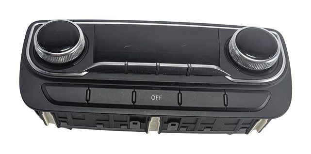 Thumbnail 3: 2018-2019 AUDI Q5 Q7 SQ5 (FY 80A) REAR HEATER A/C TEMPERATURE CONTROL PANEL