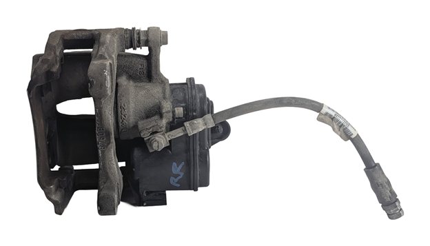 Thumbnail 4: 2017-2020 AUDI Q7 Q8 (4M) REAR RIGHT PASSENGER BRAKE CALIPER w/ LINES