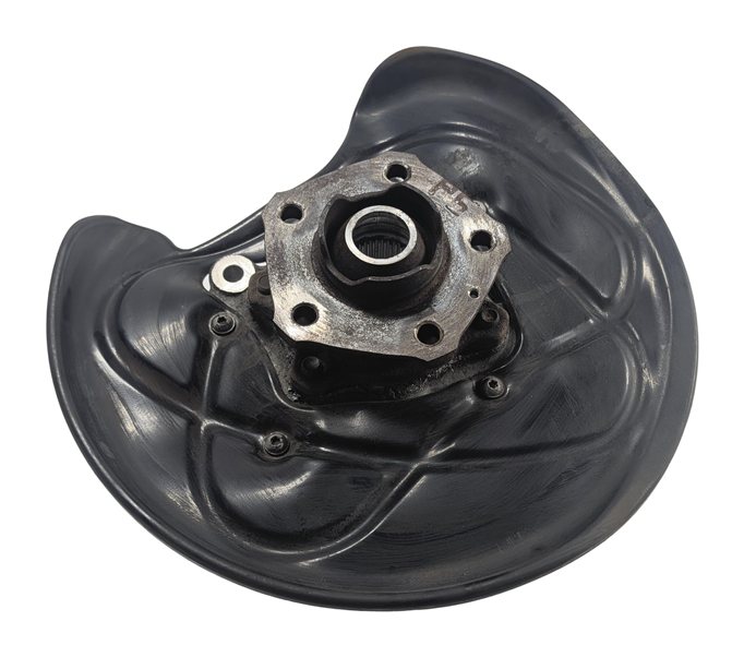 2017-2022 AUDI Q7 (4M) REAR RIGHT PASSENGER SPINDLE KNUCKLE WHEEL HUB w/ SHIELD