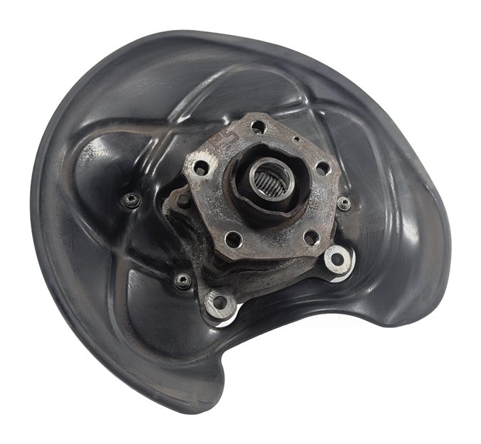 17-20 AUDI Q7 (4M) REAR LEFT DRIVER SPINDLE KNUCKLE WHEEL BEARING HUB w/ SHIELD