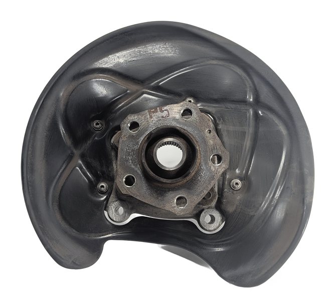 Thumbnail 3: 17-20 AUDI Q7 (4M) REAR LEFT DRIVER SPINDLE KNUCKLE WHEEL BEARING HUB w/ SHIELD