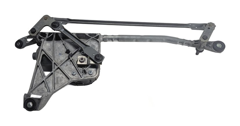 Thumbnail 4: 2017-2019 AUDI Q7 (4M) FRONT WINDSHIELD WIPER MOTOR w/ TRANSMISSION LINKAGE