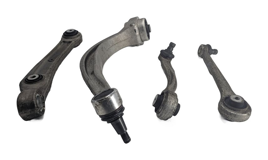 Thumbnail 2: 2017-2022 AUDI Q7 (4M) FRONT LEFT DRIVER UPPER & LOWER CONTROL ARM SET-4