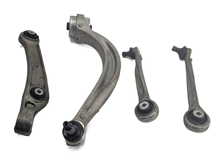 Thumbnail 4: 2017-2022 AUDI Q7 (4M) FRONT LEFT DRIVER UPPER & LOWER CONTROL ARM SET-4